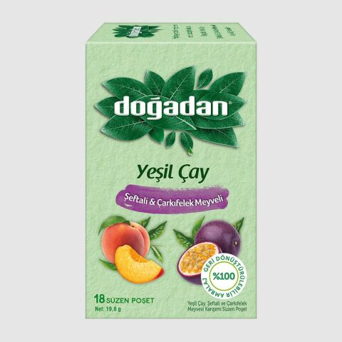 Doğadan 3'lü Şeftali ve Çarkıfelek Yeşil Çay 18'li ve Rosie