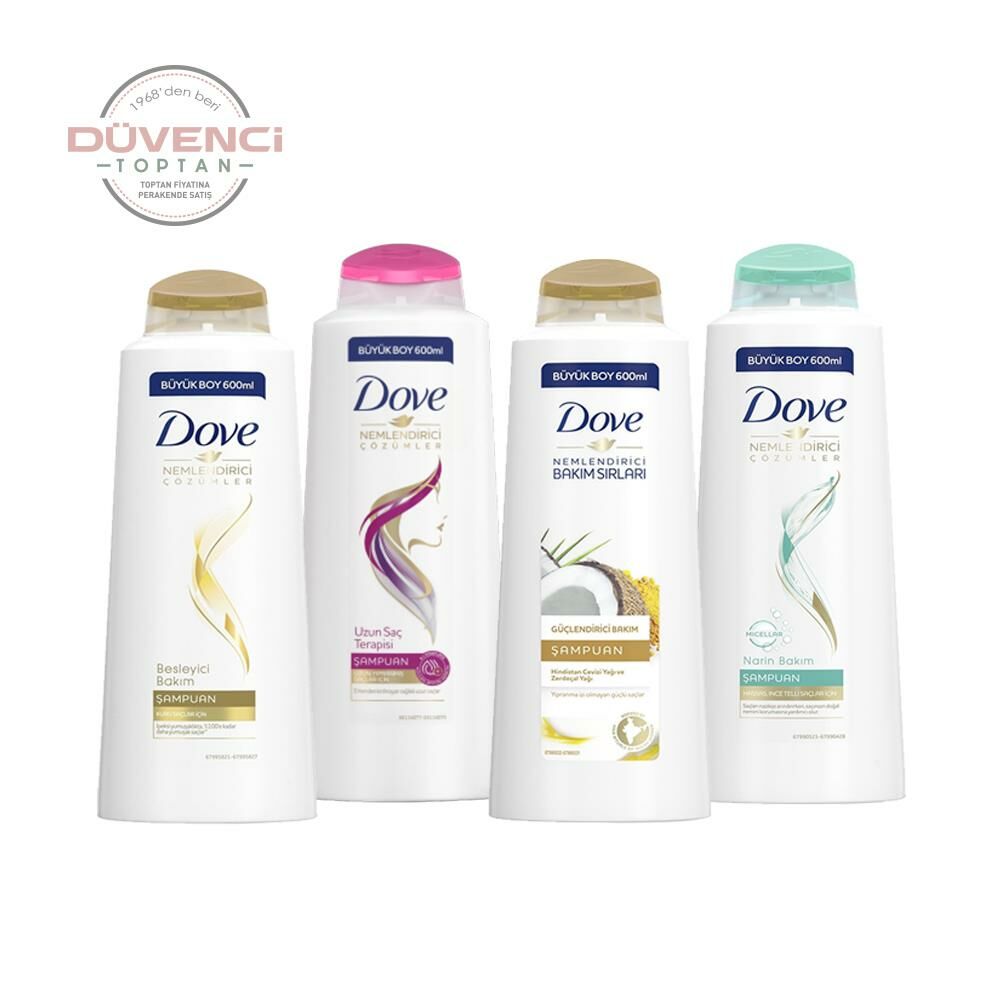 Düvenci Toptan Dove Şampuan 600 ML 4' lü Set Model 10