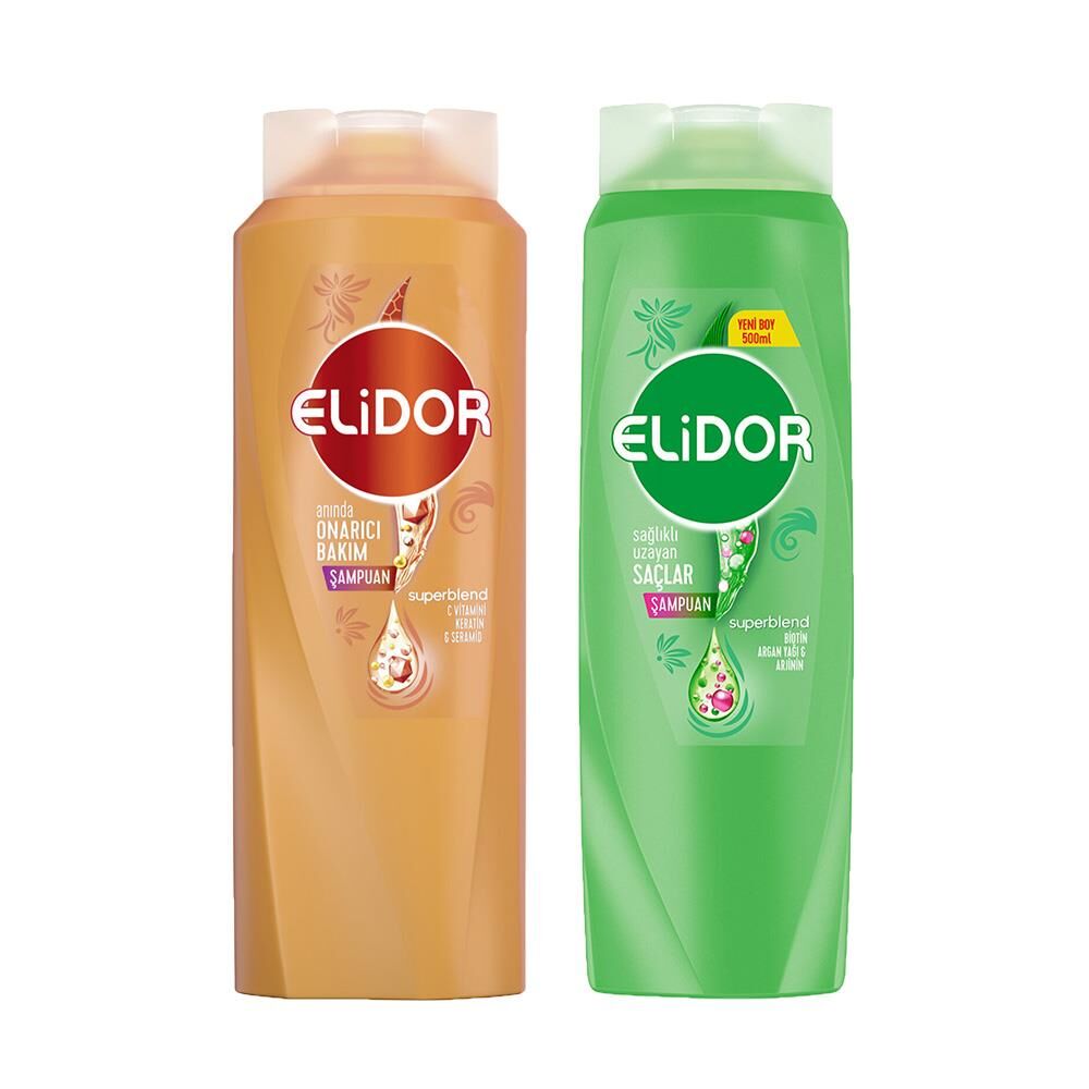 Elidor Superblend Saç Bakım Şampuanı Anında Onarıcı Bakım ve Sağlıklı Uzayan Saçlar