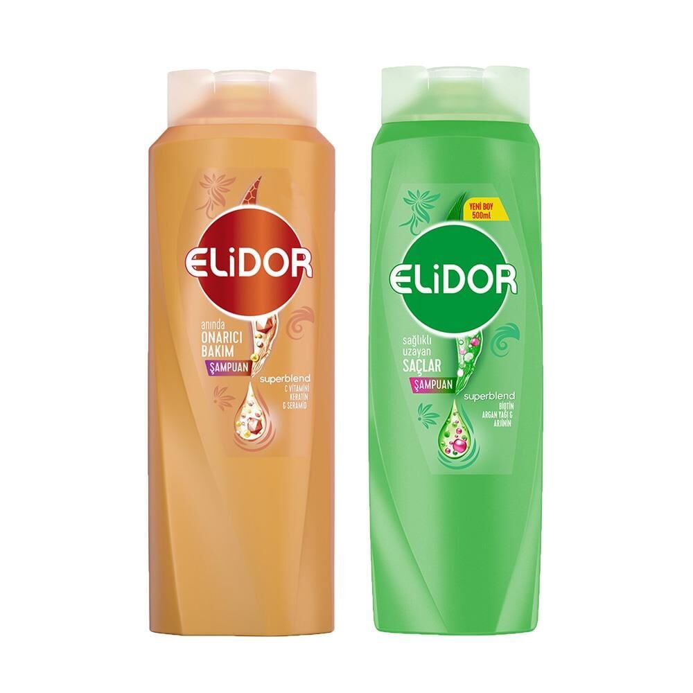Elidor Superblend Saç Bakım Şampuanı Anında Onarıcı Bakım ve Sağlıklı Uzayan Saçlar