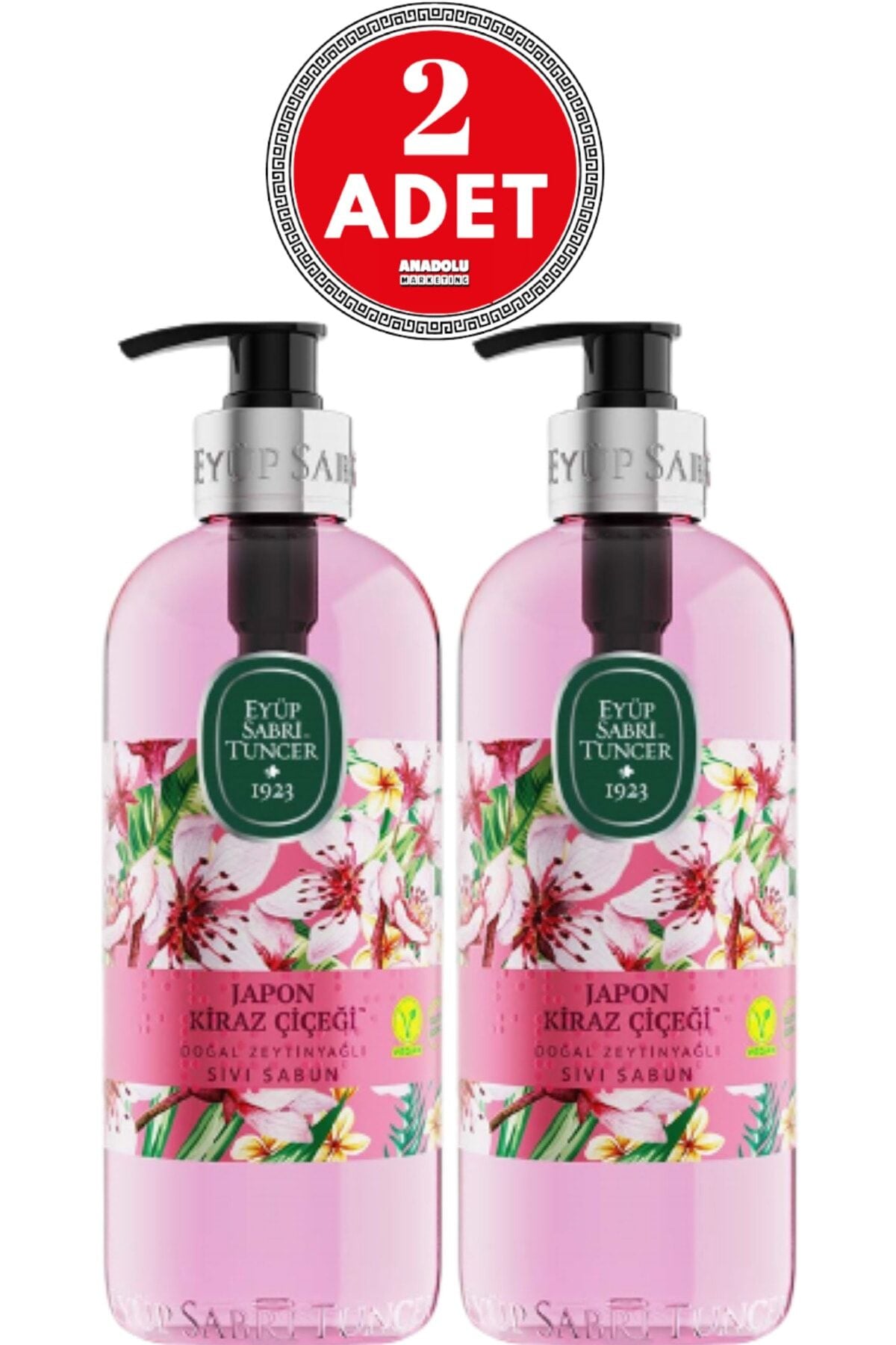 Eyüp Sabri Tuncer Japon Kiraz Çiçeği Sıvı Sabun 500 ml x 2 Adet
