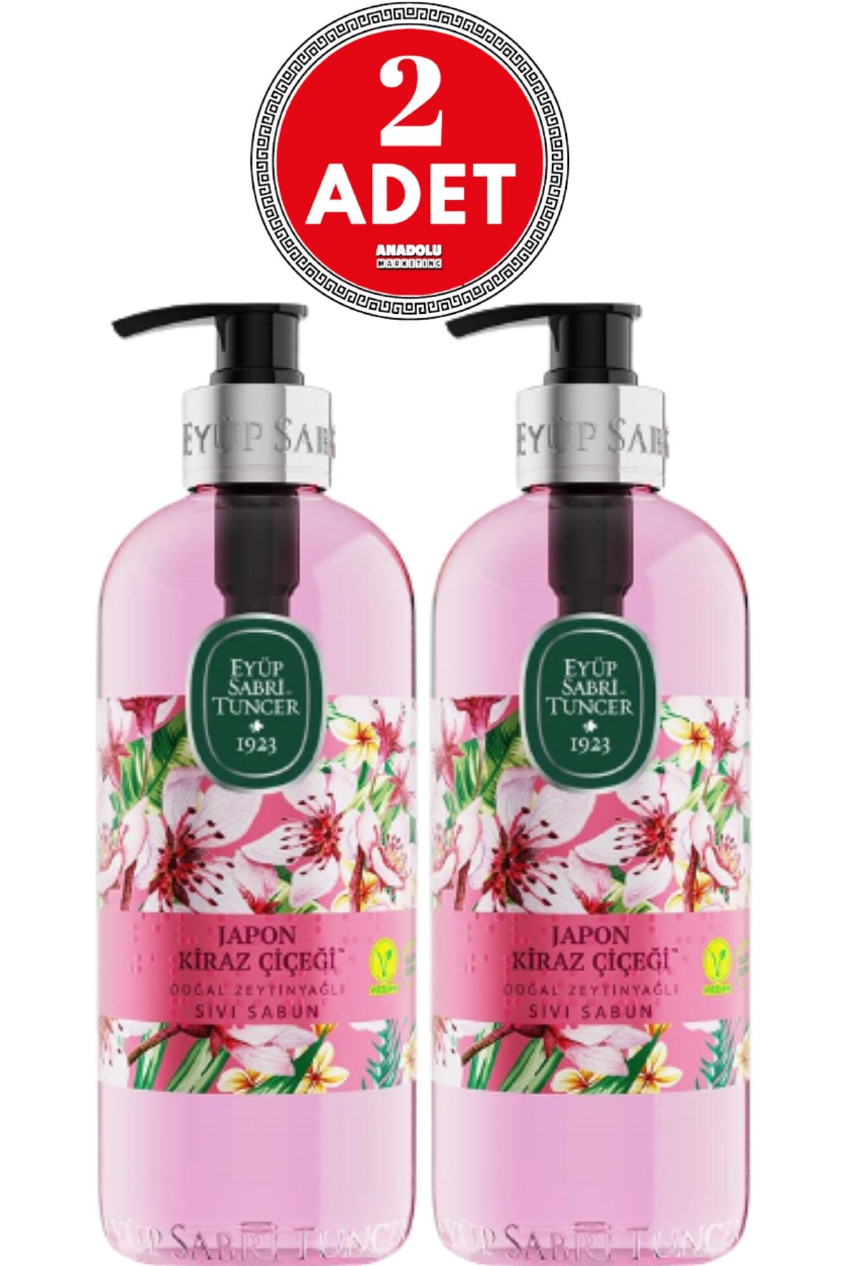 Eyüp Sabri Tuncer Japon Kiraz Çiçeği Sıvı Sabun 500 ml x 2 Adet