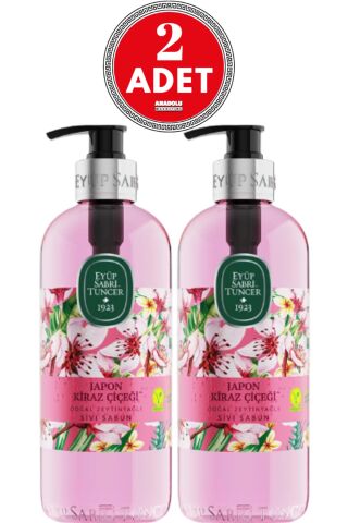 Eyüp Sabri Tuncer Japon Kiraz Çiçeği Sıvı Sabun 500 ml x 2 Adet