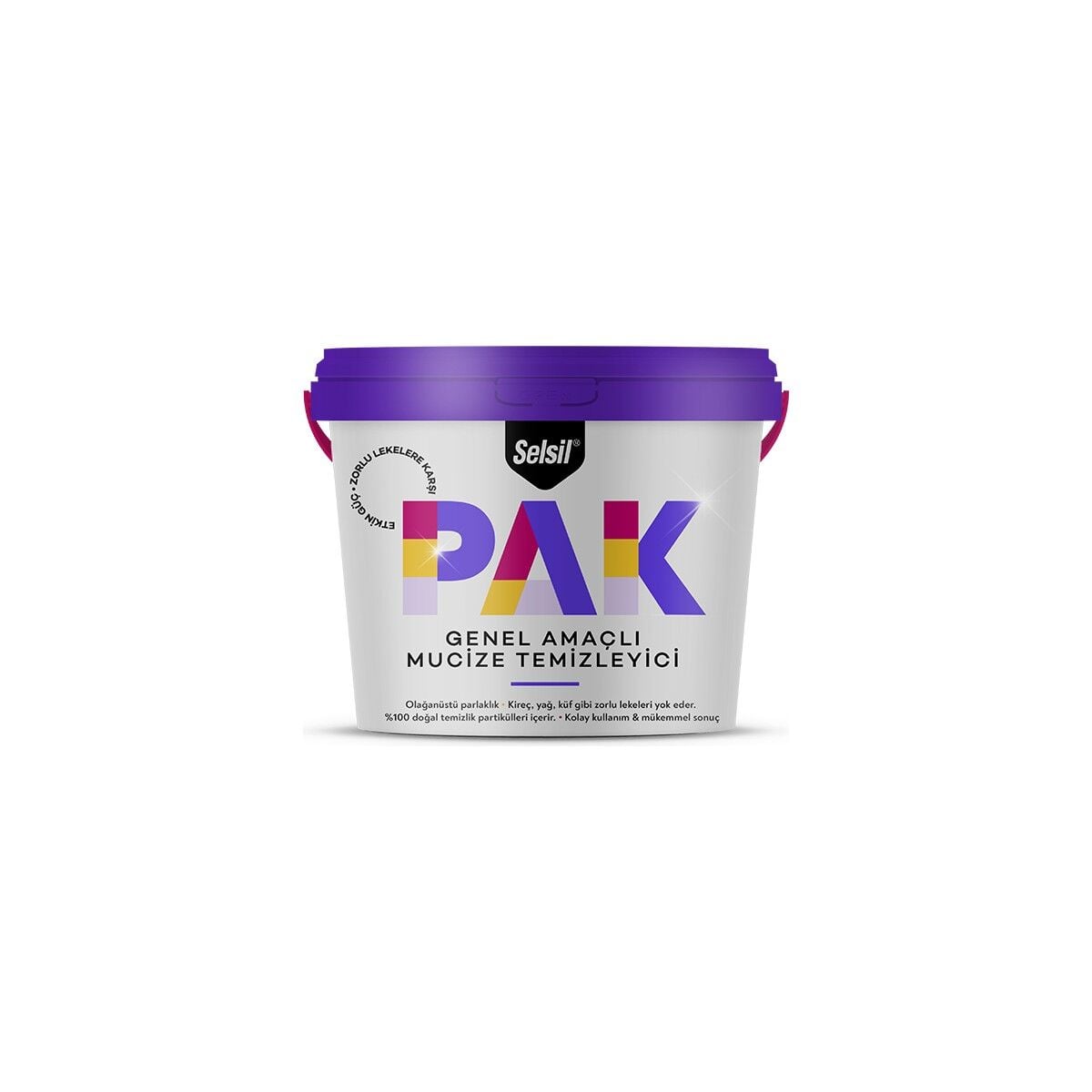 Selsil Pak Genel Amaçlı Mucizevi Temizleyici, Olağanüstü Parlaklık 500 gr