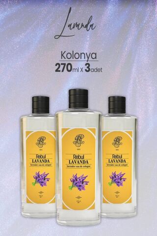Rebul Lavanta Kolonya 270 ml x 3 Adet
