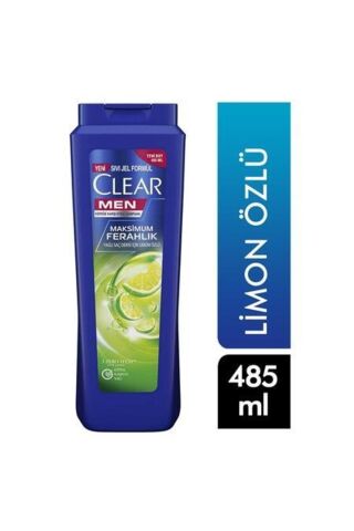 Clear Men Kepeğe Karşı Etkili Şampuan Maksimum Ferahlık Limon Özlü 485 ML