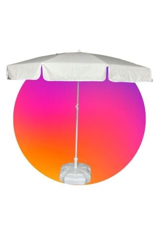 Plaj, Bahçe, Balkon, Kamp Şemsiyesi 200 Cm Çapında Tasıma Çantası ( Bidon Hariç )