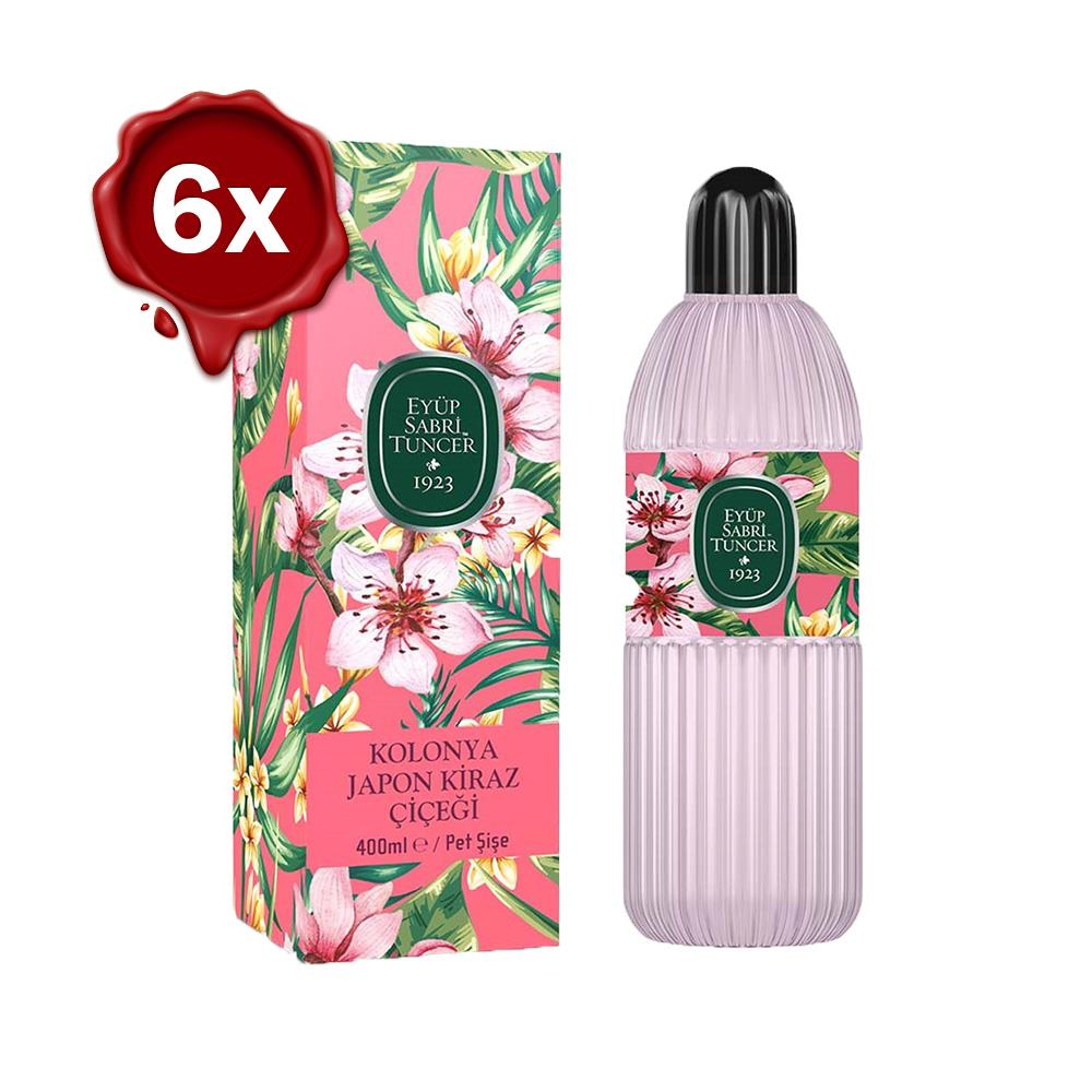 Eyüp Sabri Tuncer Japon Kiraz Çiçeği Kolonyası Pet Şişe 400 ML X 6