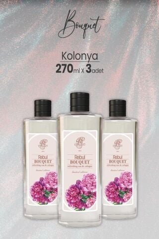 Rebul Bouquet Kolonya 270 ml x 3 Adet