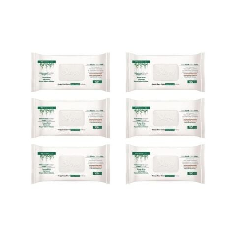 Sleepy Easy Clean Yüzey Temizlik Havlusu 100 Yaprak 6 Paket (600 Yaprak)