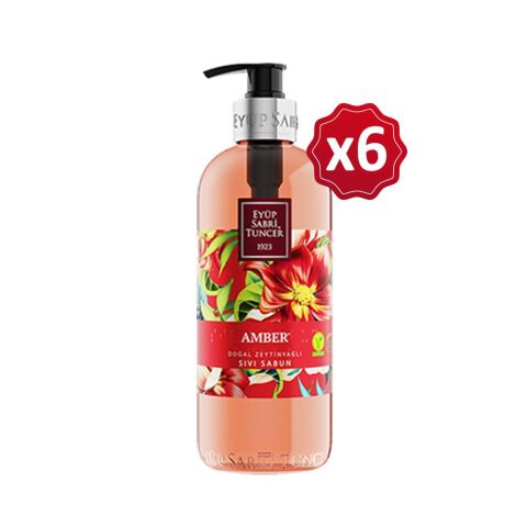 Eyüp Sabri Tuncer Amber Sıvı Sabun 500 ml x 6 Adet