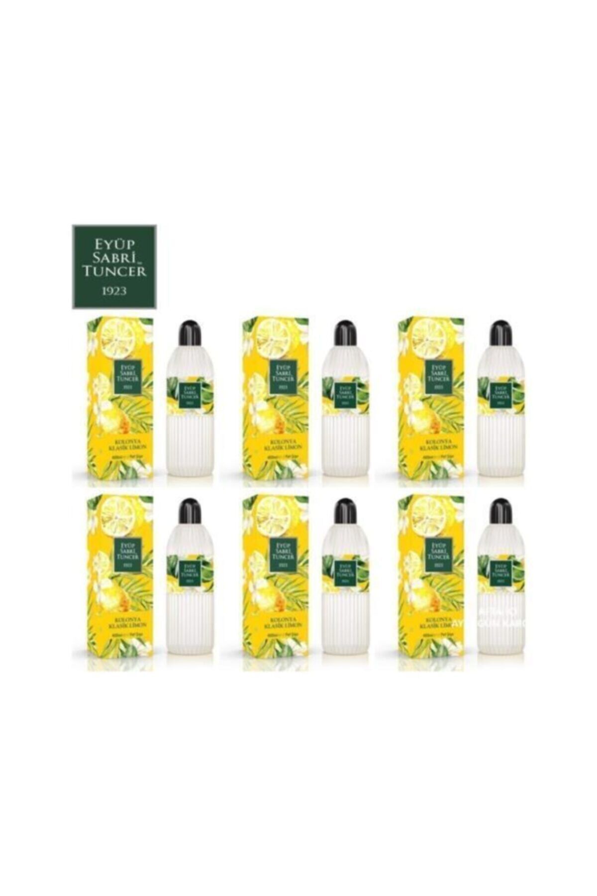 Eyüp Sabri Tuncer Klasik Limon Kolonyası 80 Derece Pet Şişe 400 ml x 6