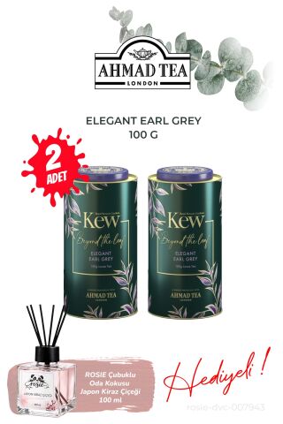 2 Kutu Kew Garden Elegant Earl Grey 100 G ve Oda Kokusu