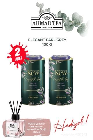 2 Kutu Kew Garden Elegant Earl Grey 100 G ve Oda Kokusu
