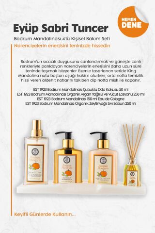 Eyüp Sabri Tuncer Bodrum Mandalinası 4'lü Kişisel Bakım Seti