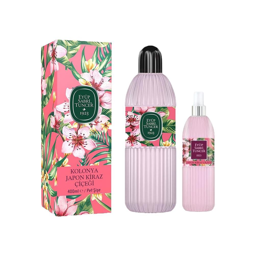 Eyüp Sabri Tuncer Japon Kiraz Çiçeği Kolonyası Pet Şişe 400 ML ve 150 ML