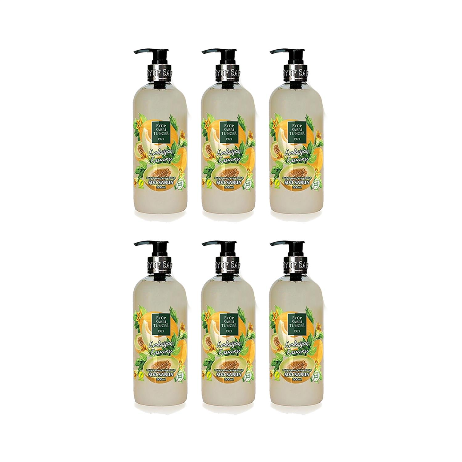 Eyüp Sabri Tuncer Kırkağaç Kavunu Sıvı Sabun 500 ml x 6 Adet