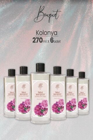 Rebul Bouquet Kolonya 270 ml x 6 Adet