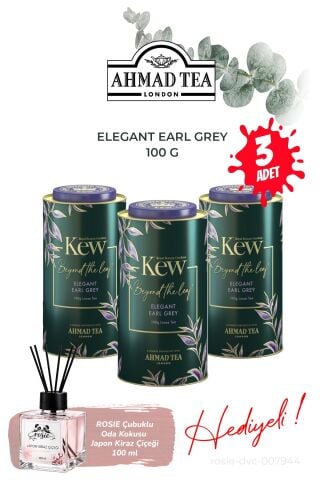100 G 3 Kutu Kew Garden Elegant Earl Grey ve Oda Kokusu