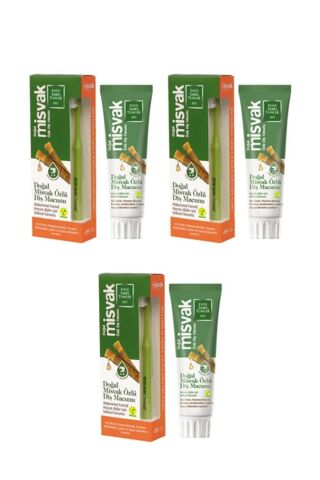 Eyüp Sabri Tuncer Doğal Misvak Özlü 75 ml Diş Macunu x 3 Adet