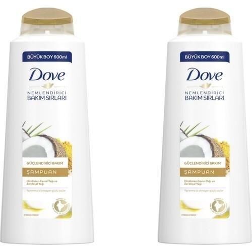 Dove Hindistan Cevizi Yağı ve Zerdeçal Yağlı Şampuan 600 ml x 2