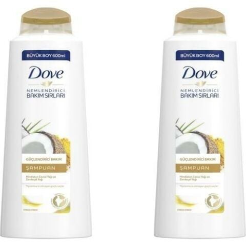 Dove Hindistan Cevizi Yağı ve Zerdeçal Yağlı Şampuan 600 ml x 2
