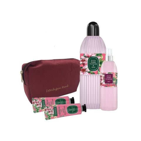 Eyüp Sabri Tuncer Japon Kiraz Çiçeği Seti, Slogan Çanta Hediyeli