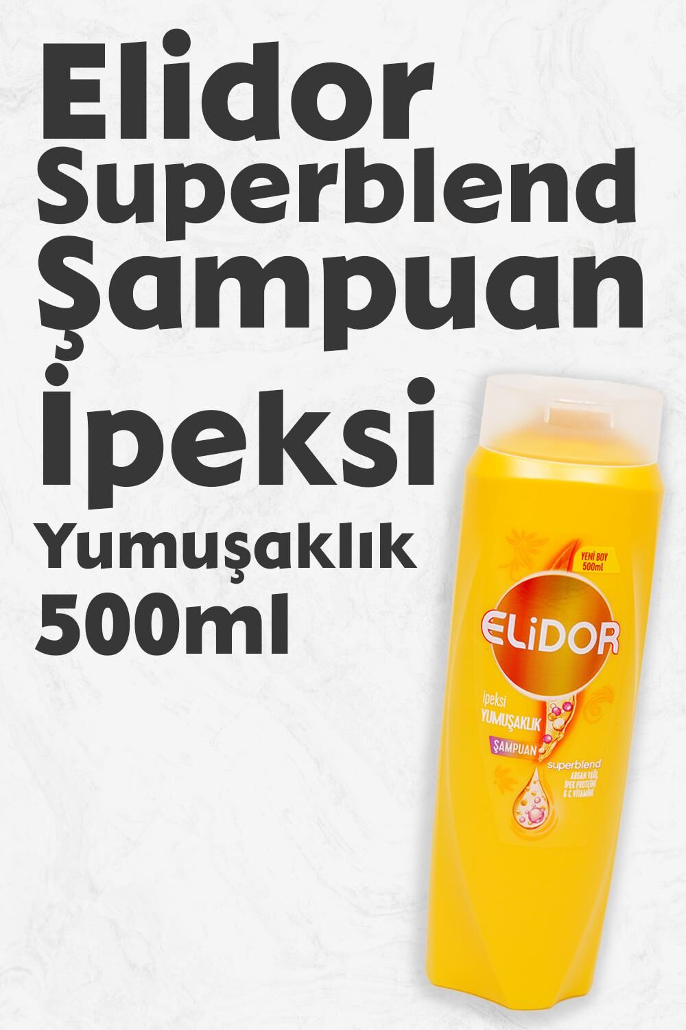 Elidor Superblend Saç Bakım Şampuanı İpeksi Yumuşaklık 500 ML