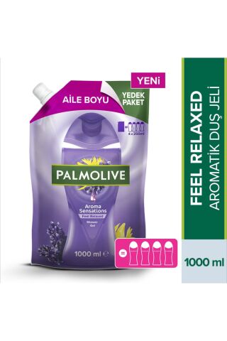 Palmolive Aroma Sensations Feel Relaxed 1000 ml Duş Jeli  Aile Boyu Yedek Paket
