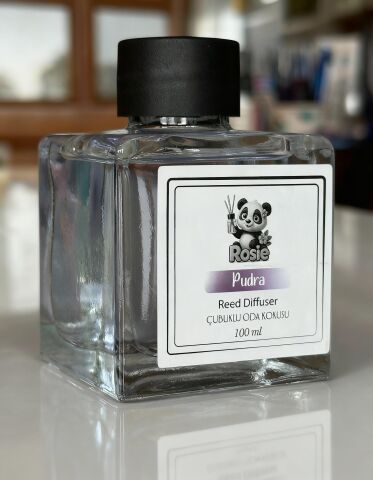 ROSIE Pudra Reed Diffuser Çubuklu Oda Kokusu 100 ml