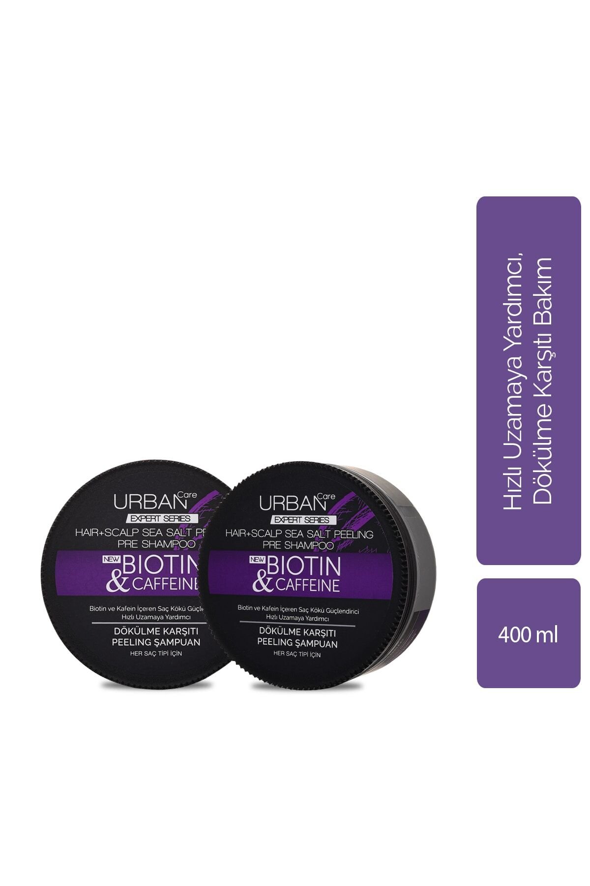 Urban Care Expert Biotin & Kafein Peeling Şampuan 200 gr x 2