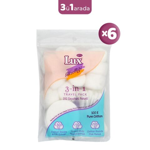 Lux 3' lü Seyahat Paketi x 6