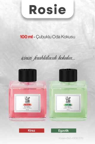 ROSIE Kiraz ve Egzotik 100 ml Çubuklu Oda Kokusu