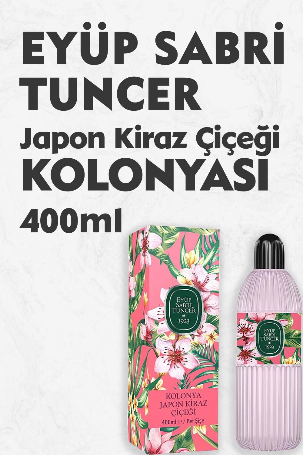 Eyüp Sabri Tuncer Japon Kiraz Çiçeği Kolonyası Pet Şişe 400 ML
