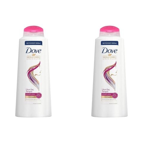 Dove Şampuan Uzun Saç Terapisi 600 ml x 2