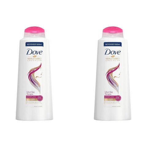 Dove Şampuan Uzun Saç Terapisi 600 ml x 2
