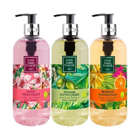 Eyüp Sabri Tuncer Ayvalık, Mandalina, Kiraz Çiçeği Sıvı Sabun 500 ml
