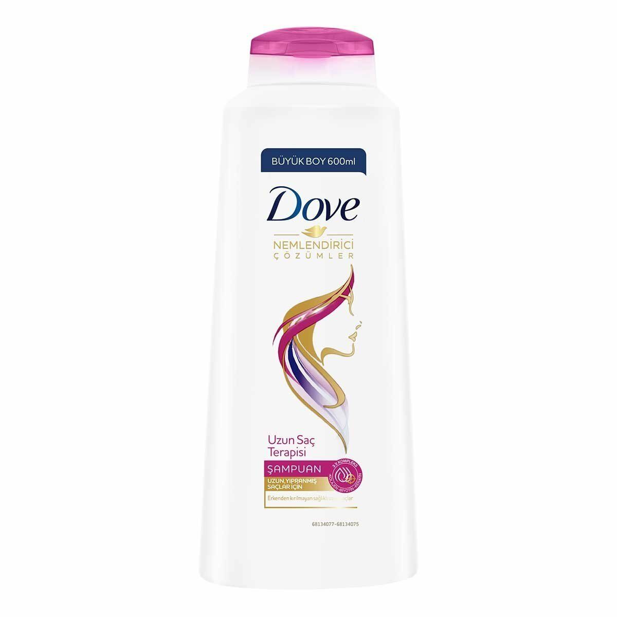 Dove Şampuan Uzun Saç Terapisi 600 ml x 3