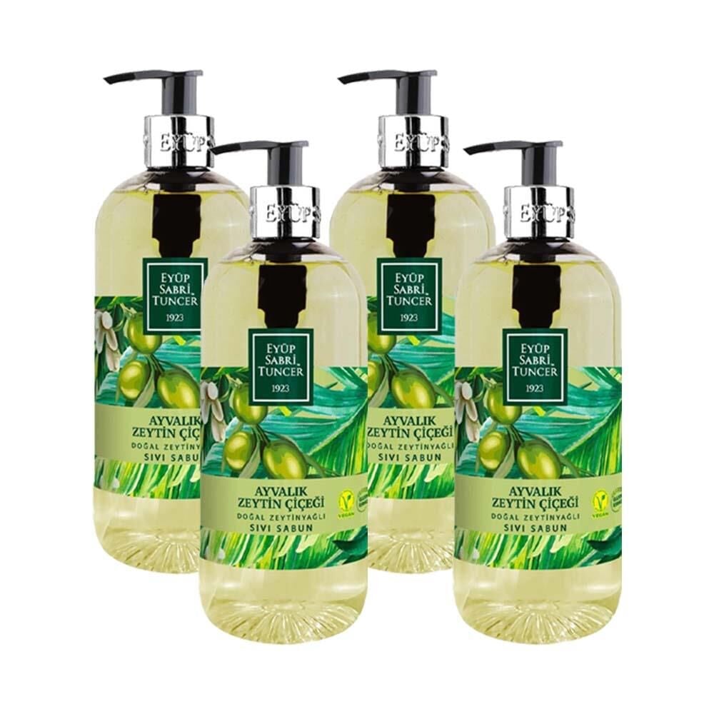 Eyüp Sabri Tuncer Ayvalık Zeytin Çiçeği Sıvı Sabun 500 ml x 4