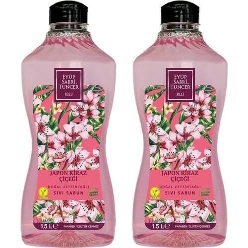 Eyüp Sabri Tuncer Japon Kiraz Çiçeği Sıvı Sabun 1500 ML x 2