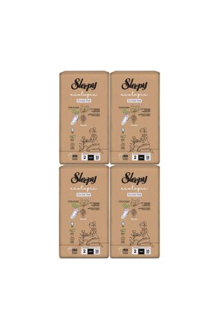 Sleepy Ecologic Premium Plus Günlük Ped Uzun 4 Paket (4x32) Ped