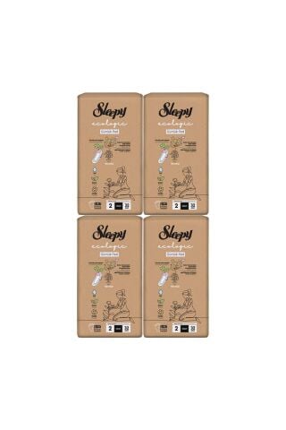 Sleepy Ecologic Premium Plus Günlük Ped Uzun 4 Paket (4x32) Ped