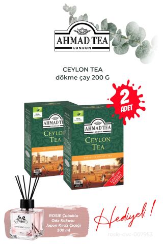 2 paket Ceylon Tea Dökme Çay 200 G ve Oda Kokusu