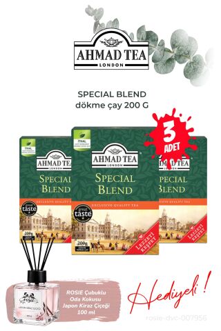 200 G Dökme Çay Special Blend 3 paket ve Oda Kokusu