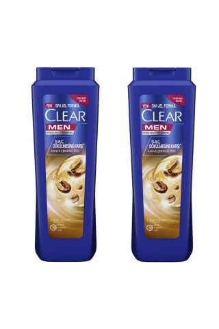 Clear Men Kepeğe Karşı Etkili Şampuan Saç Dökülmesine Karşı Kahve Çekirdeği Özü 485 ml x 2