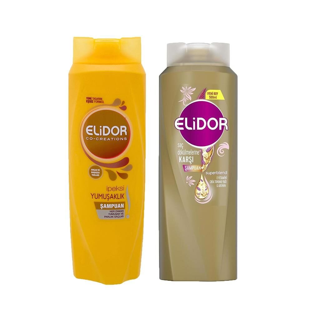 Elidor Superblend Saç Bakım Şampuanı İpeksi Yumuşaklık ve Saç Dökülmelerine Karşı E Vitamini