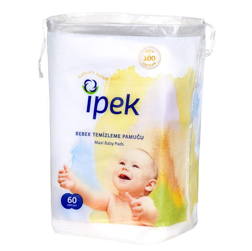 İpek Bebek Temizleme Pamuğu 60 Adet