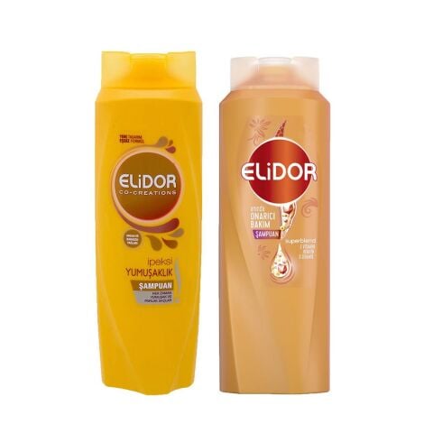 Elidor Superblend Saç Bakım Şampuanı İpeksi Yumuşaklık ve Anında Onarıcı Bakım
