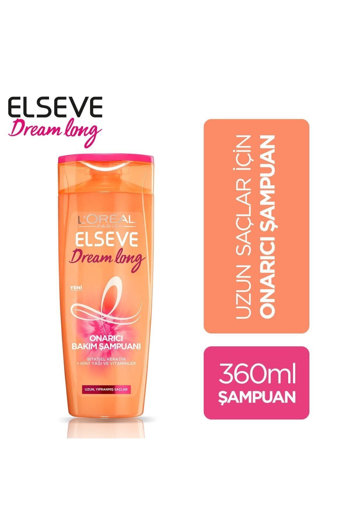 L'Oreal Paris Elseve Dream Long Onarıcı Bakım Şampuanı 360 ml 1 Adet