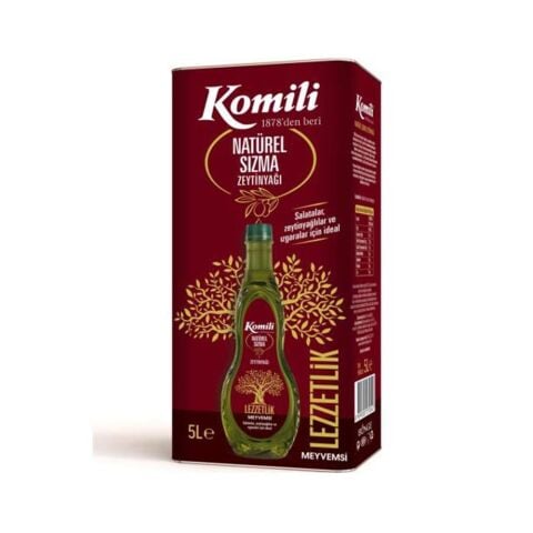 Komili Lezzetlik Meyvemsi Natürel Sızma Zeytinyağı 5 lt